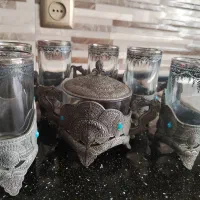 سرویس چای خوری .جام وشراب خوری .بستنی خوری
