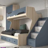 سرویس تخت خواب دوطبقه مدل فلورا|تخت و سرویس خواب|تبریز, |دیوار