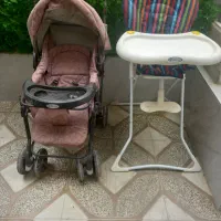 کالسکه و صندلی غذا کودک