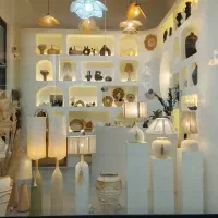 دکور گالری MDF خام، رنگ‌شده با نصف قیمت