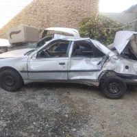 پژو 405 تصادفی