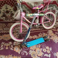 دوچرخه ی دخترانه واسکوتر|دوچرخه، اسکیت، اسکوتر|گلستان (تهران), |دیوار