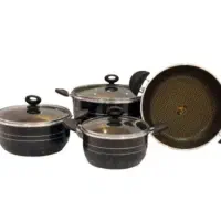 ماهیتابه وقابلمه ۷پارچه نچسب