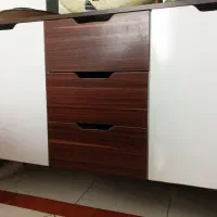کنسول تمام چوب دورنگ نو