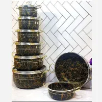 سرویس قابلمه ۱۴پارچه سنگی2600ت