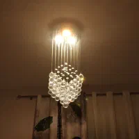 تعدادی لوستر کریستالی سیم بکسلی آکبند نونو|لوستر و چراغ آویز|تهران, مینابی|دیوار