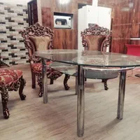 میز و صندلی نهارخوری استیل مبل تکی اداری