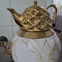 سماور گازی ۶ لیتری تمیز و سالم|سماور، چایساز، قهوهساز|رشت, هلال احمر|دیوار