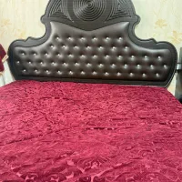 تخت دو نفره قهوه ای