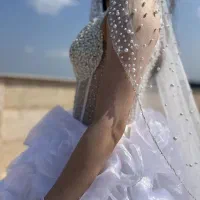 لباس عروس به همراه تور عروس|لباس|آمل, |دیوار