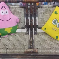 فروش مبل چوبی حصیری|مبلمان خانگی و میز عسلی|خرم‌آباد, |دیوار