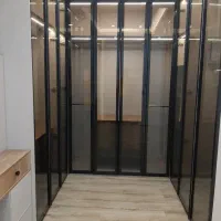 تولید درب شیشه ای دکوفیکس فریم لس