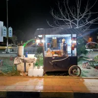 بساط چای و غذا