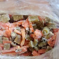 مخلوط لوبیاسبز وهویج