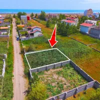 زمین203متری بامدارک رسمی آماده ساخت ویو بینظیردریا