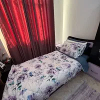 کمد و تخت وکمد بغل تخت دو رنگ و ست