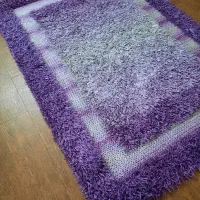 قالیچه طرح دستبافت هندی سه متری طرح ماکارونی