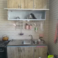 کابینت سه درب با سینگ وآبچکان کامل تمیز و نونو