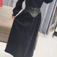 پیراهن مخمل فومی / پیراهن مجلسی/مانتو