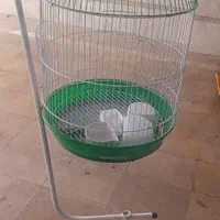 قفس پایه دار پرنده|لوازم جانبی حیوانات|تهران, حکیمیه|دیوار