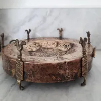 منقل اسفندی برنجی قدیمی