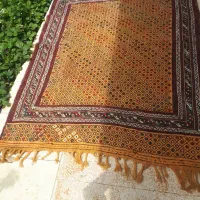 گلیم فرش یا روتختی پشمی سنتی عتیقه