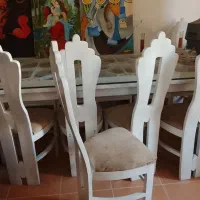 میز و صندلی ۱۲ نفره  ناهار خوری ۱۲ نفره در حد نو