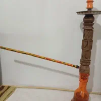 قلیان چوبی حکاکی شده معاوضه با کفتر