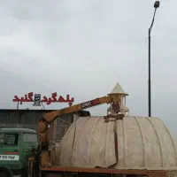 ساخت پله گرد گنبد تانکر هوایی|خدمات پیشه و مهارت|دلیجان, |دیوار