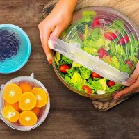 روکش سیلیکونی کشی ۶ عددی ظروف مواد غذایی