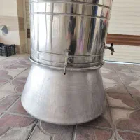 دیگ و سر دیگ عرقگیری ۱۲۰ لیتری(معاوضه دارم)|ظروف پخت‌وپز|کازرون, |دیوار