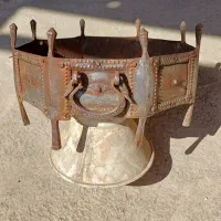 منقل ۴۸ تکه دست ساز ۱۳۰ساله .عتیقه اصل