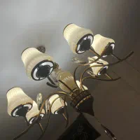 لوستر۸ شاخه کریستالی