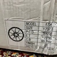 رینگ bbs سایز 17 5پیچ 108 آکبند 2حلقه دودی|قطعات یدکی و لوازم جانبی|تهران, بروجردی|دیوار