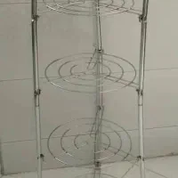 استند قابلمه و ماهیتابه ۵ طبقه فلزی - جنس محکم