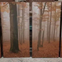 تابلو ۴ تیکه نقش پاییز