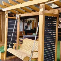 آلاچیق مدرن/تاب چوبی/کلبه چوبی/پیش ساخته/آلاچیق|خدمات پیشه و مهارت|آمل, |دیوار