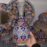 گلدان میناکاری ۲۵سانتی
