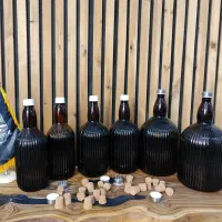 بطری ملورین تیره قهوه ای (حجم دو تا پنج لیتری)