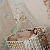 تخت خواب و گهواره تمام چوب کودک