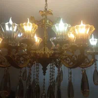 لوستر برنزی سنگین و سالم
