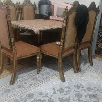 میز ناهارخوری چوب گردو