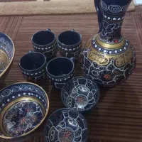 ظرف سفالی|ظروف سرو و پذیرایی|قم, امامزاده ابراهیم|دیوار