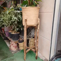 پایه گلدان چوبی استند گلدان باکس چوبی|گل و گیاه طبیعی|رشت, شهرک احمد خمینی|دیوار