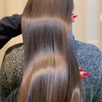 مدل کراتین مو پروتئین پلکس و بوتاکس و رنگ مو