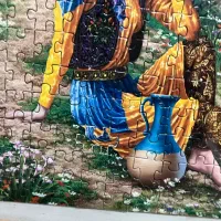 تابلو قاب چوبی همراه پازل هزار تیکه درست شده باهم|تابلو، نقاشی، عکس|رشت, خبرنگار|دیوار