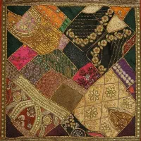 رومیزی دست‌دوز سنگ‌دوزی چهل‌تکه وارداتی|صنایع دستی و سایر لوازم تزئینی|تهران, فلاح|دیوار