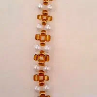 دستبند مروارید و کریستال