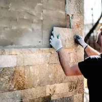 سنگ‌کاری، کاشی‌کاری، دیوارچینی و سیمان‌کاری