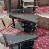 یک عددمیزتلویزیون شیشه ای درحدنو